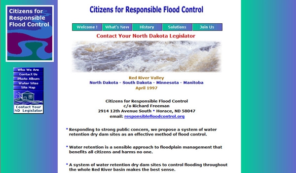 Citizens for Responsible Flood Control — Horace, North Dakota
