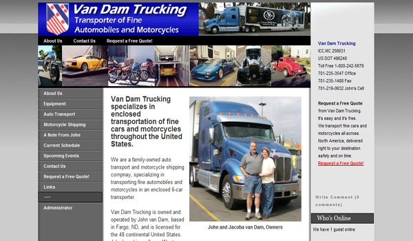 Van Dam Trucking — Fargo, North Dakota