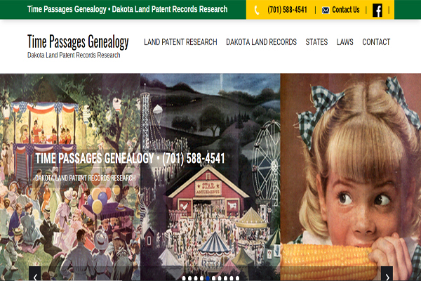Custom Business Web Site - Genealogical Family History Research Company