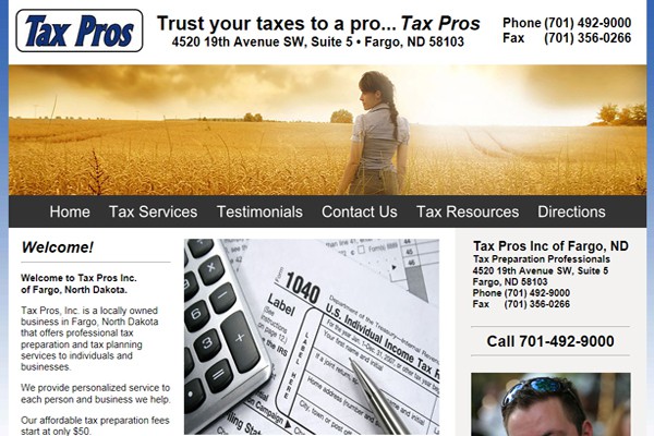 Tax Accounting Company - Fargo, North Dakota