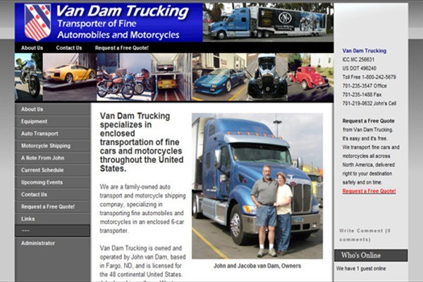 Automobile and Motorcycle Transport Trucking Company - Fargo, North Dakota