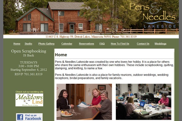 Scrapbooking and Quilting Weekend Venue - Detroit Lakes, Minnesota