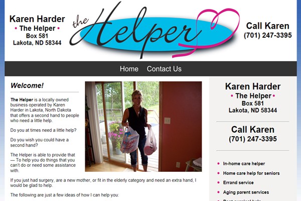 In Home Care Helper and Personal Assistant - Lakota, North Dakota