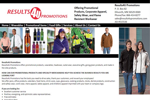 Promotional Products and Corporate Apparel Company - Dilworth, Minnesota