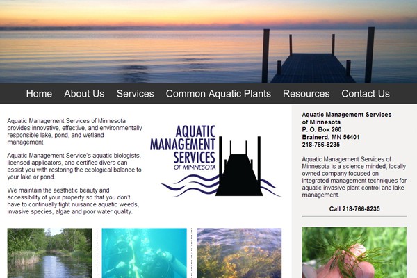 Aquatic Invasive Plant Control and Lake Management Company - Brainerd, Minnesota